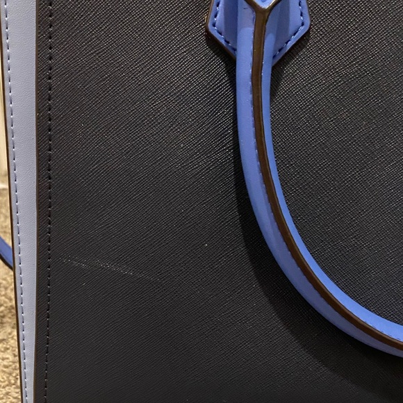 Large Blue Color Block Michael Kors Purse and Wristlet Wallet - Picture 4 of 11